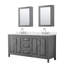 Meuble-lavabo double 72 po avec plateau en quartz et miroir Daria-100481650-100481651-100501938