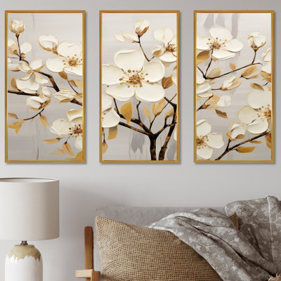 Ensemble d'art sur toile Dogwood
