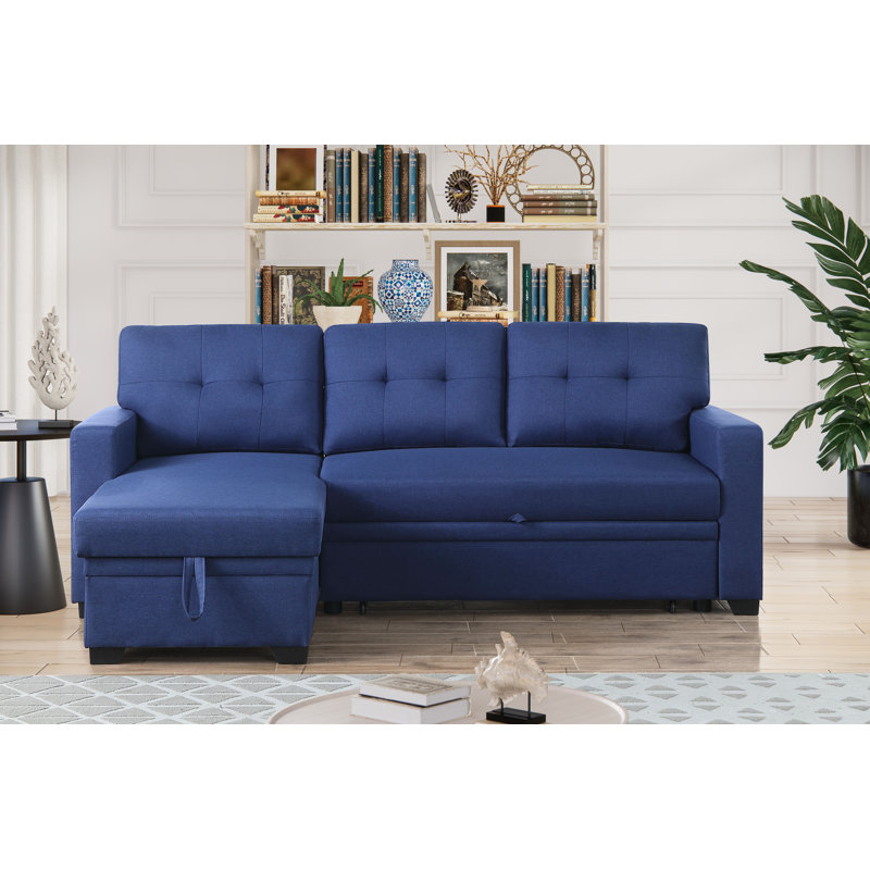 Canapé-lit modulaire convertible Modern, Bleu