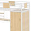 Lit mezzanine avec bureau en L et garde-robe-1295367462