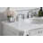 Lunette 42'' Single Bathroom Vanity with Engineered Marble Top-2096279094-2096279097