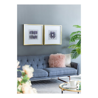 Ensemble de 2 panneaux muraux décoratifs multicolores (2 motifs distincts)