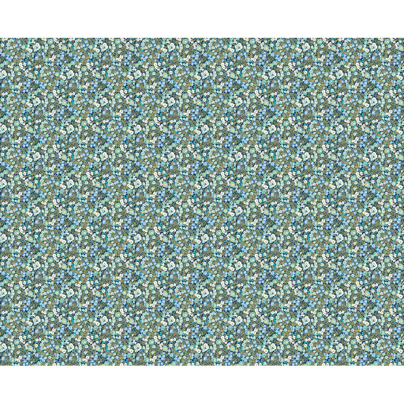Rouleau de fleurs Newsbury, Bleu