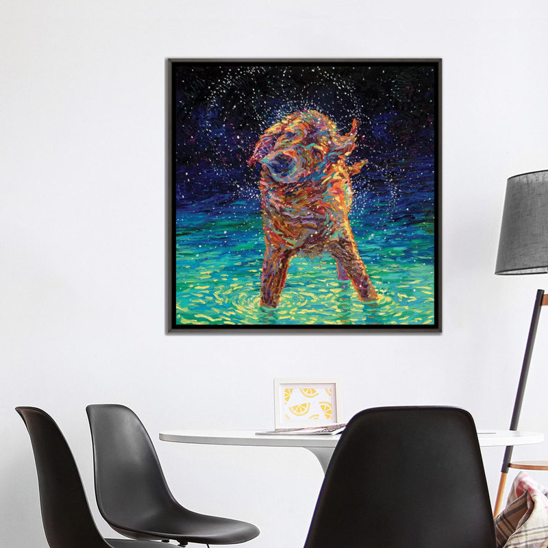 « moonlight nage » par iris scott, reproduction d’impression, H 37 po x l 37 po x P 1,5 po
