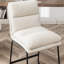 Ensemble de 2 tabourets de comptoir rembourrés de 26 po, blanc vanille