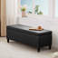 Faux Leather Upholstered Storage Bench-1664387398