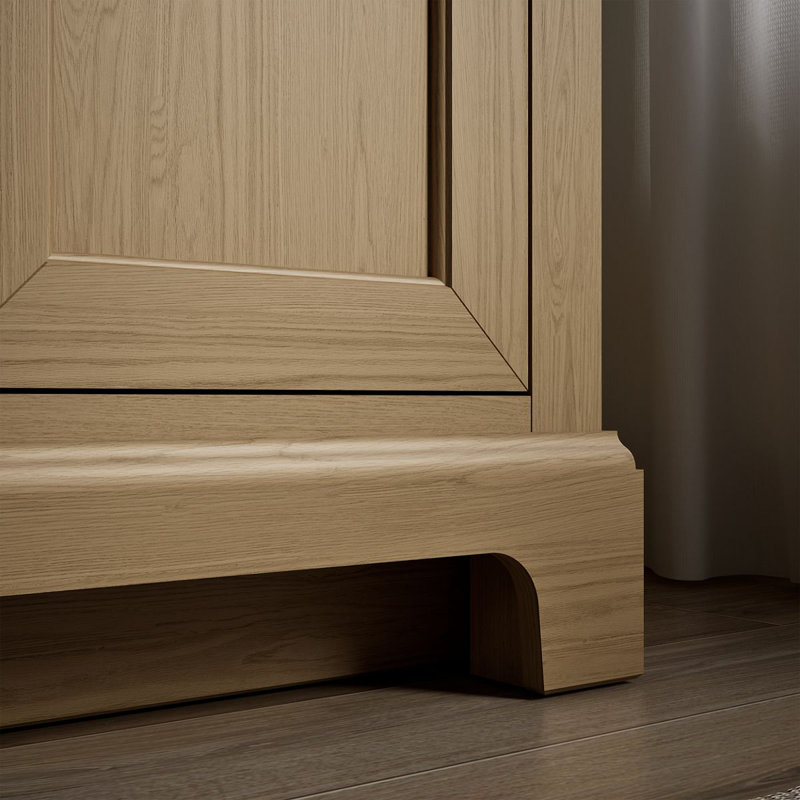 Charlemont 30 In. Bathroom Vanity Cabinet With Sink And Quartz Top, Matte Black, Light Oak, 30"