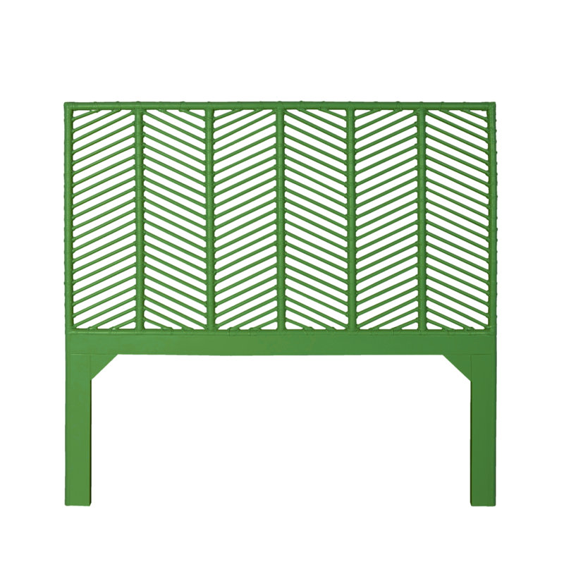 Tête de lit Liam, Vert vif, Lit double