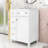 Chic 24-Inch 2 Drawers Bathroom Vanity with Ceramic Sink and Space-Saving Design-90143519-85270376