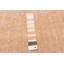 Tapis brun clair Danuel 3 pi 8 po x 6 pi 9 po