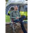CORE 300 Pound Capacity Polyester Padded Hard Arm Chair with Carry Bag, Wine
