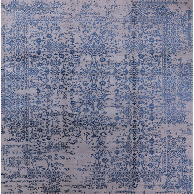 Tapis oriental gris / bleu Hursey