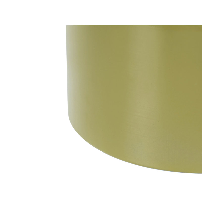 Drum End Table, Green