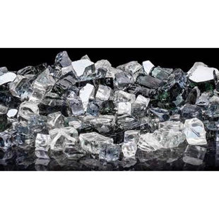 Bond LavaGlass Classic Cut Fire Pit Flame Dispersion Glass, Bodega Blue, 10lb