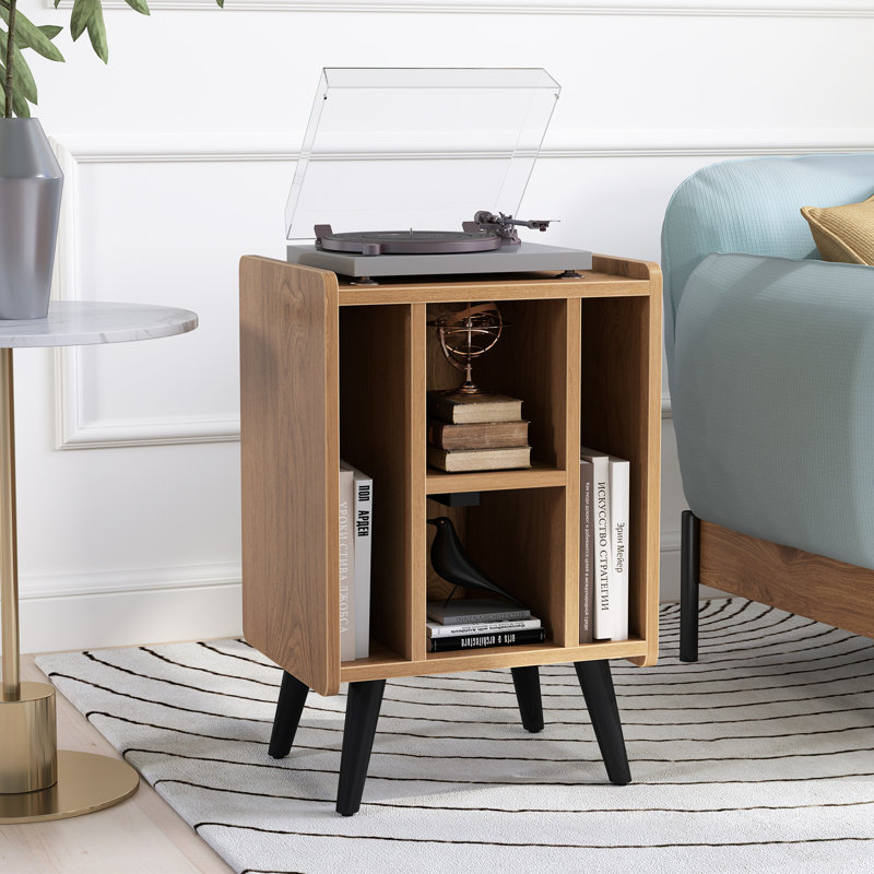 67cm H Media Shelves, Natural
