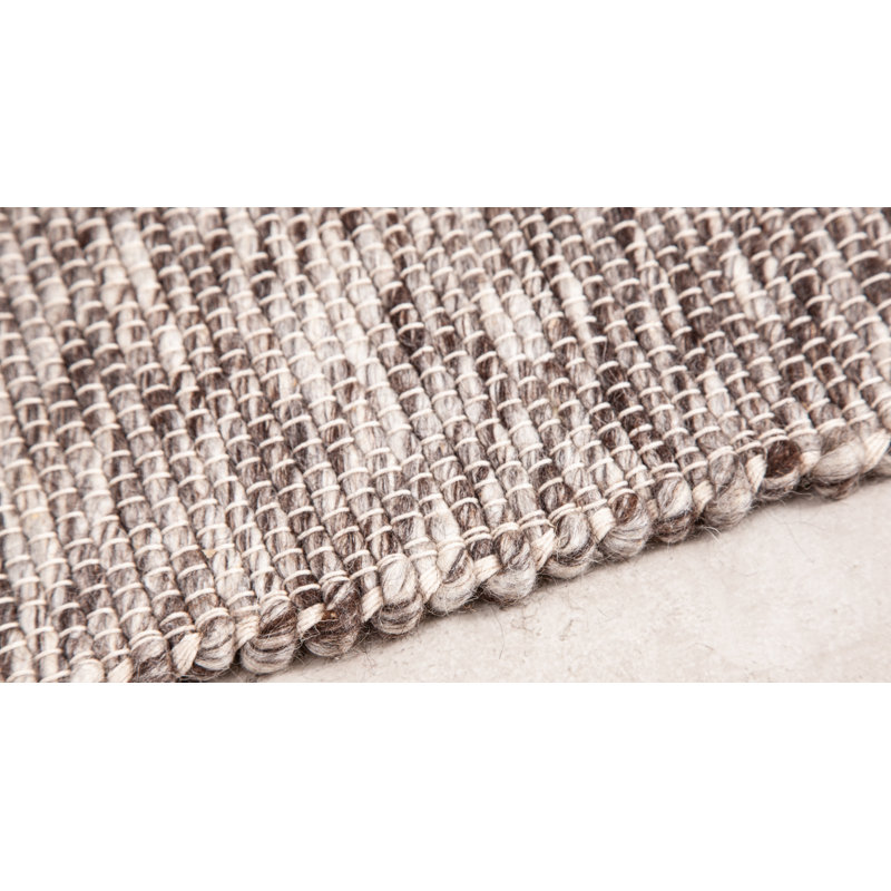 Solid Colour Hand Woven Area Rug, Rectangle 250 x 350cm