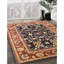 Tapis oriental rouge / bleu marine / beige Ellaria-1178084230
