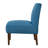 Aftonshire Modern Accent Chair, Armless Lounge Chair With Tufted Upholstery & Wood Legs, Fabric Side Chair- Horizontal Back Design, Comfortable Decor-1306145379