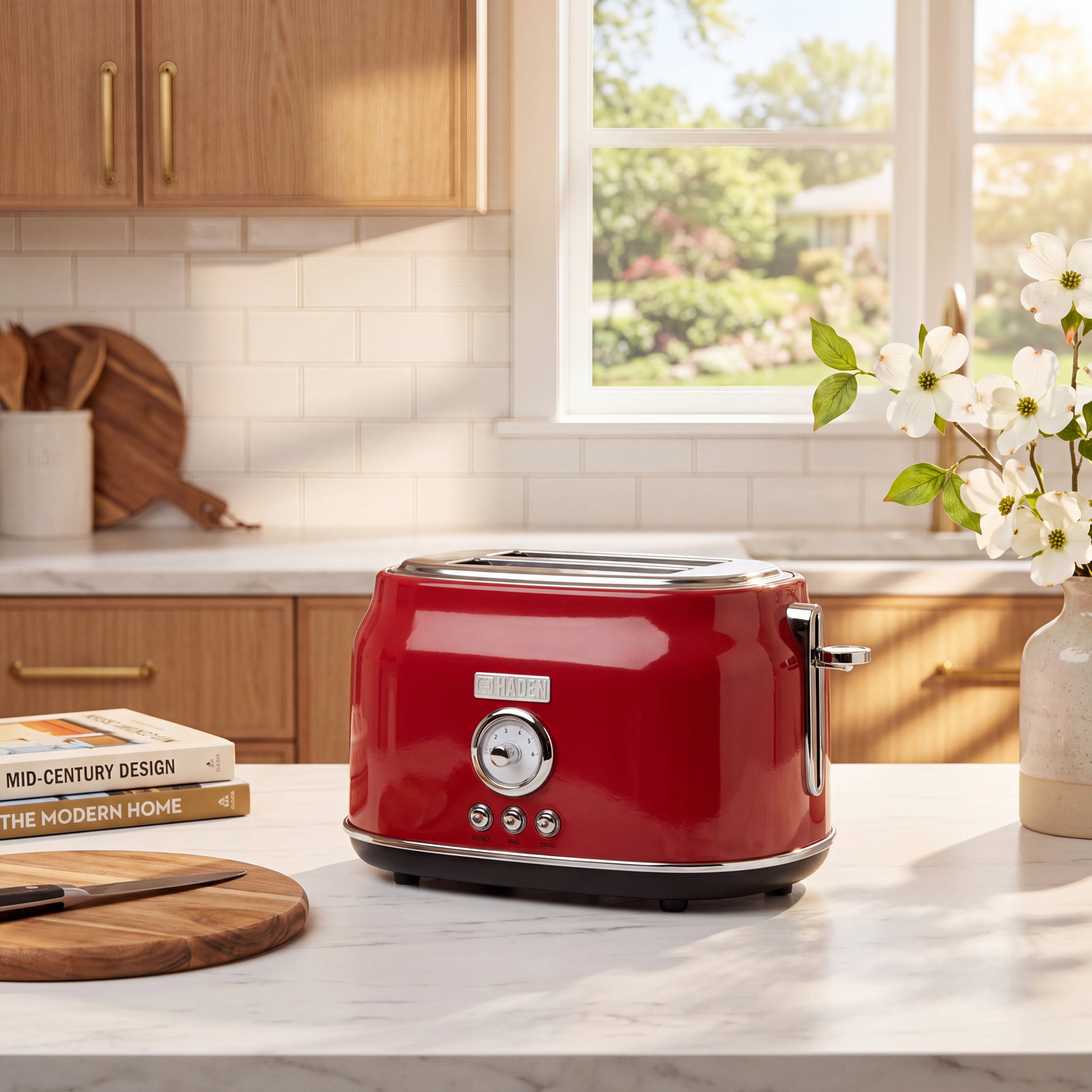 HADEN Dorset 2-Slice Toaster, Red