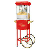 Great Northern Popcorn 8 Oz.  Popcorn Machine with Cart