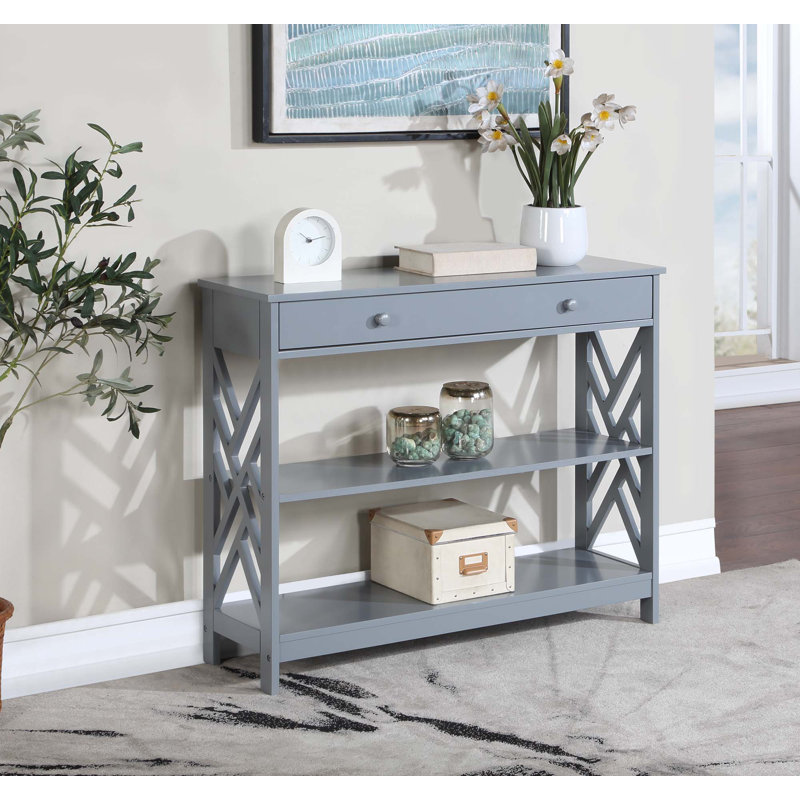Console de 39,5 po Huggard, gris
