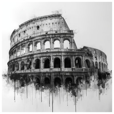 Rideaux de douche Roman Colosseum Illustration