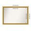 Townhouse Gold Non-Beveled Bathroom Wall Mirror-1016737312