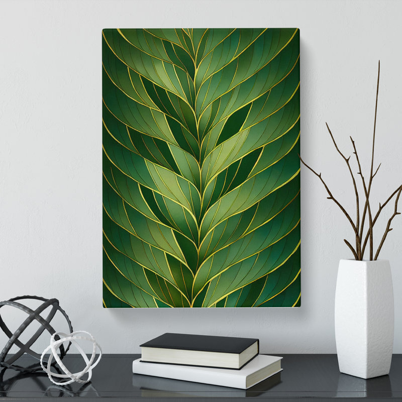 Dongola Plant Leaf Vol.7 - Wrapped Canvas, 76cm H x 50cm W x 3cm D