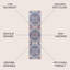 Tapis bleu / beige Huddleston-741043077