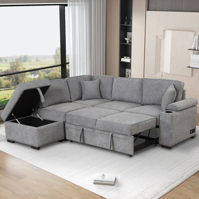 83.65'' Pillow Top Arm Sofa Bed
