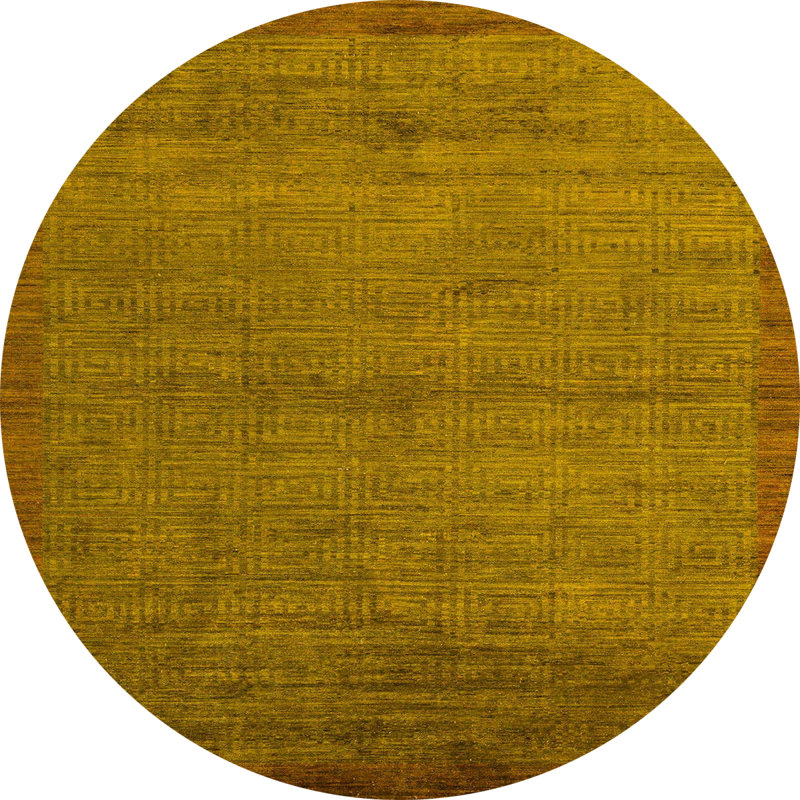 Tapis abstrait moderne Villisca, Rond 7 pi