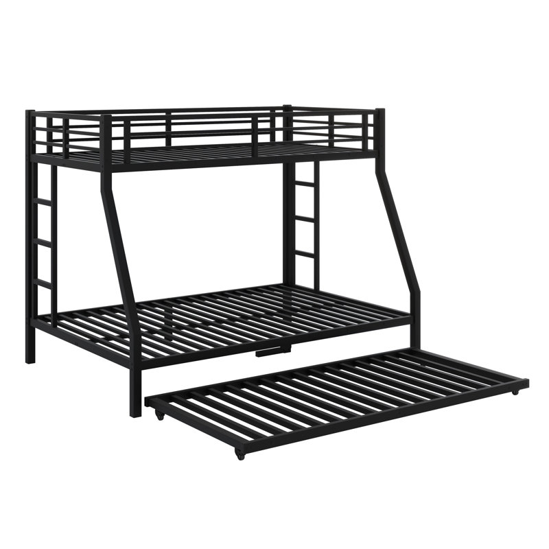 Metal Bunk Bed With Trundle