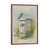 Toile avec cadre en bois brun classique est en rupture de stock
