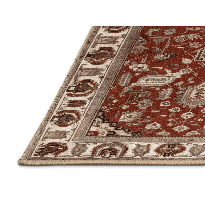 Tapis brun lavable à la machine, Tapis de couloir 2 pi x 5 pi