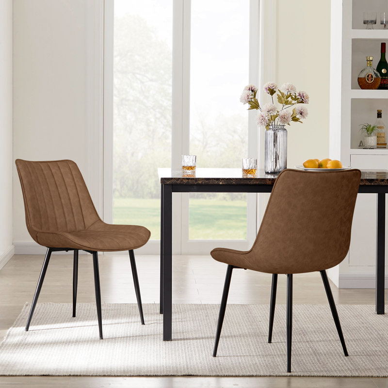 Chaise d'appoint Anacoglu, Brun