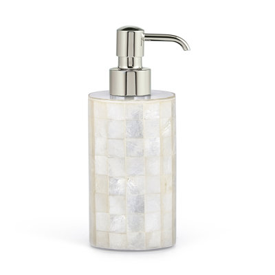 Capiz Blanc Soap/Lotion Dispenser