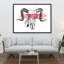 Aries Skull With Feather Print On Canvas