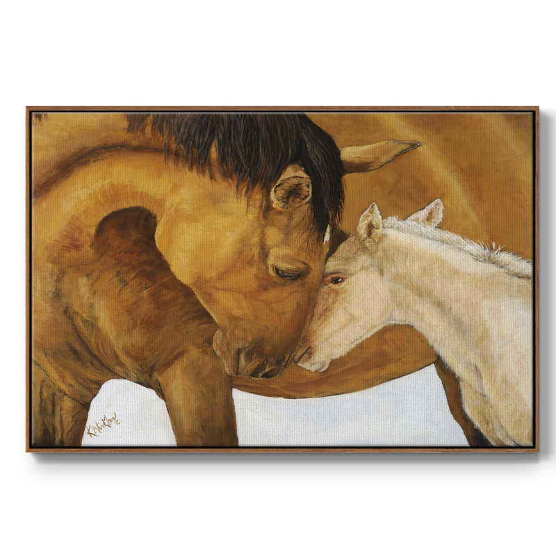 To Know Me Is To Love Me I, reproduction d'art sur toile, H 27 po x l 41 po x P 2 po, Noyer
