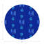 Gem Sapphires Topaz Royal Vegan Leather Round Coasters-1687849208