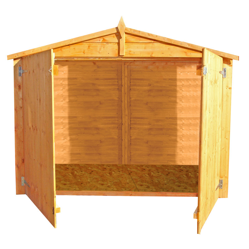 7 ft x 3 ft Apex Bike Store With Floor