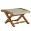 Repose-pieds de terrasse en teck et corde Vienna Vienna-105239780