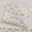 Housse de couette réversible en coton pour un grand lit à imprimé floral et jungle-117421913