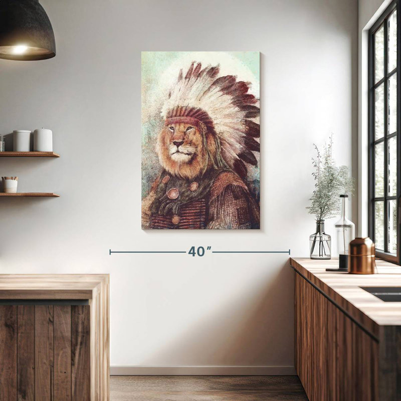 Ketti Chief I, 39" H x 26" W
