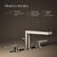 Composed Widespread Bathroom Faucet with Drain Assembly-1564658414