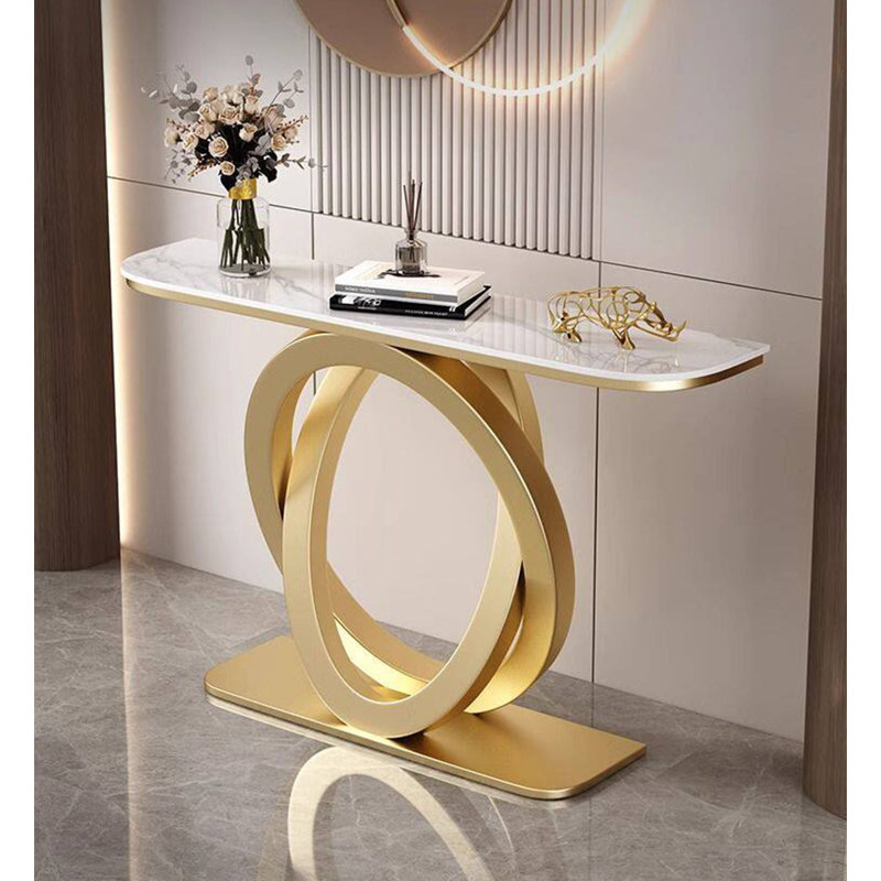 Canapé d'entrée en marbre blanc, 31.5" H x 39.37" W x 11.81" D