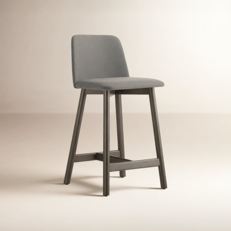 Chip Stool, Smoke, Counter Stool (25.1" Seat Height), Pewter