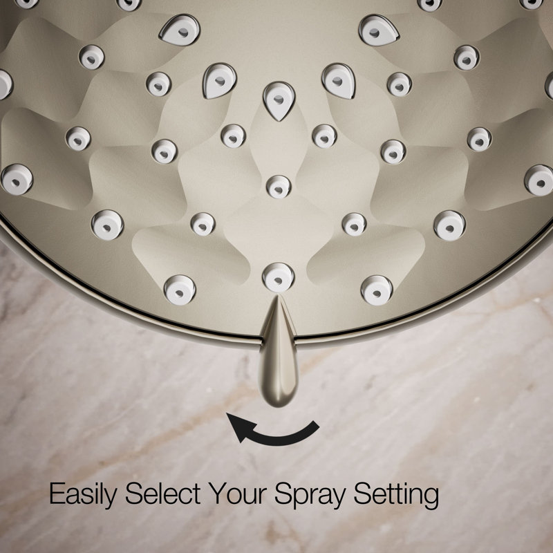Flood Fixed Shower Head, Vibrant Brushed Nickel