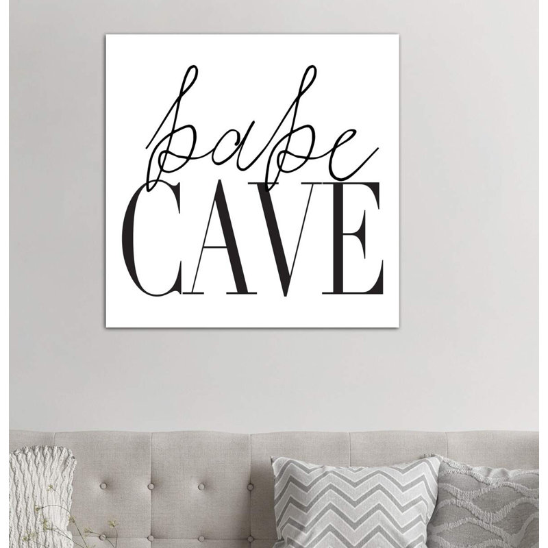 Babe Cave I - Wrapped Canvas Print, 93.98 cm H x 93.98 cm W x 3.175 cm D