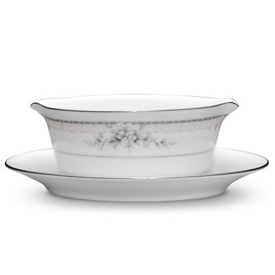  Noritake Sweet Leilani Gravy with Tray (1 Piece), 13 oz.