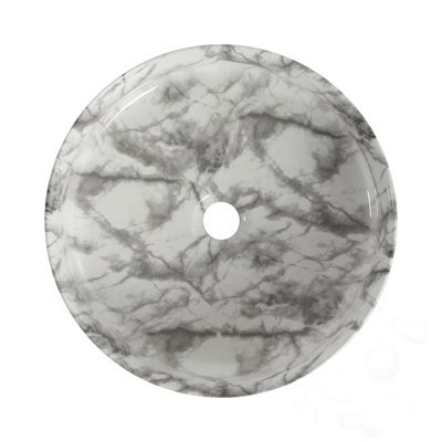 Ceramic Circular Bathroom Sink